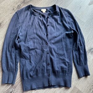 J CREW the Clare cardigan navy size S